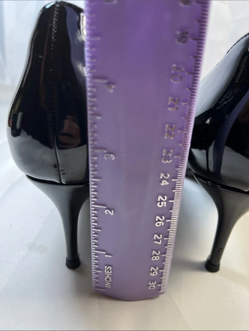 Black Patent Pointed-Toe Stiletto Pumps